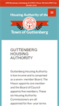 Mobile Screenshot of guttenberg-housing.com