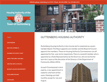 Tablet Screenshot of guttenberg-housing.com